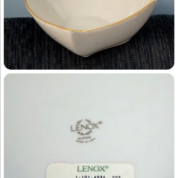 Authentic Lenox Heart Bowl - Picture 2 of 5